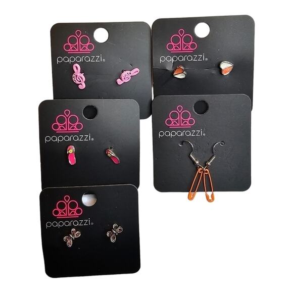 Paparazzi Stretch Bracelet and Pierced Earring Lot of 14 NEW Lot 2592 - Picture 2 of 8